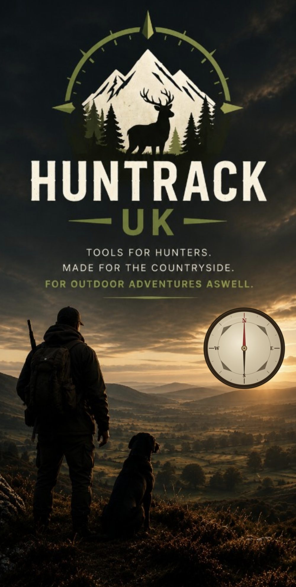 HunTrack UK splash screen