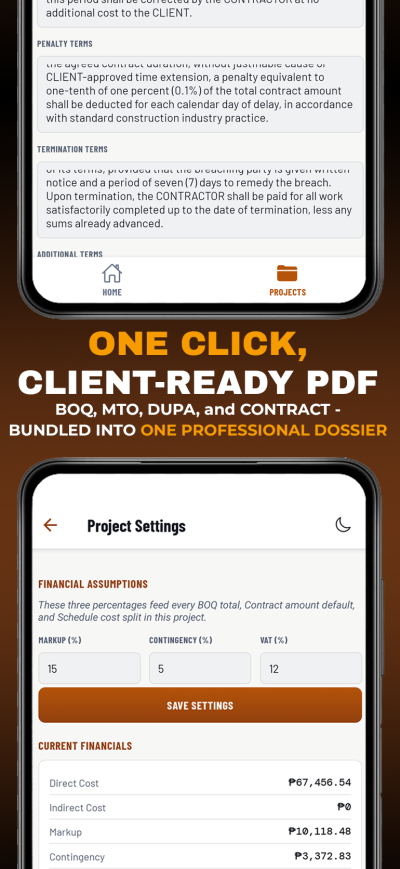 ConstructPro: BOQ-MTO screenshot 6
