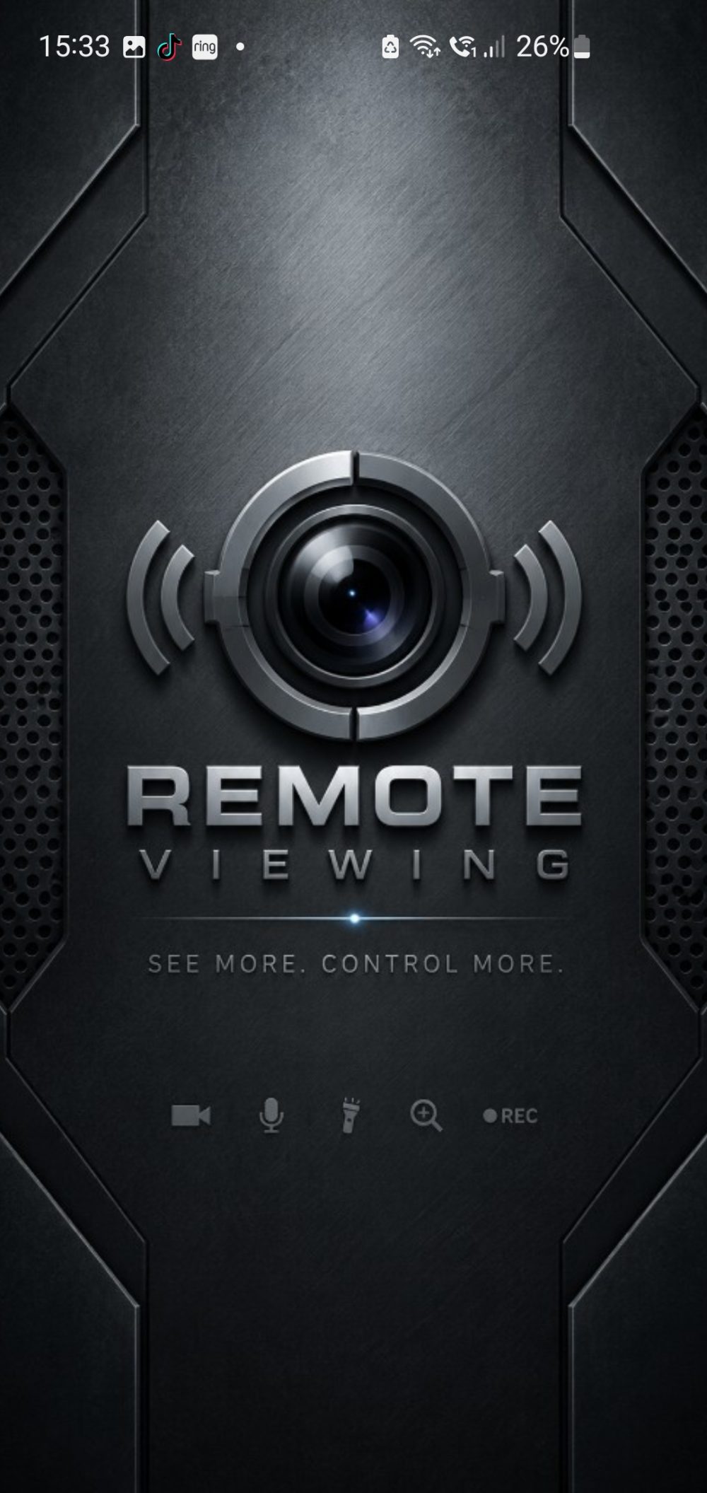 Remote Viewing splash screen