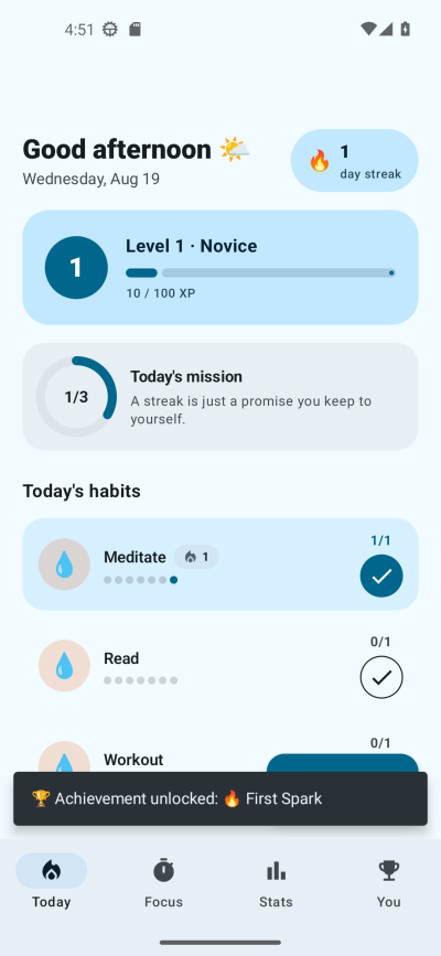 Momentum screenshot 2