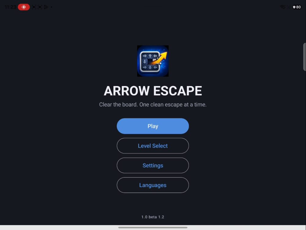 Arrow Escape splash screen