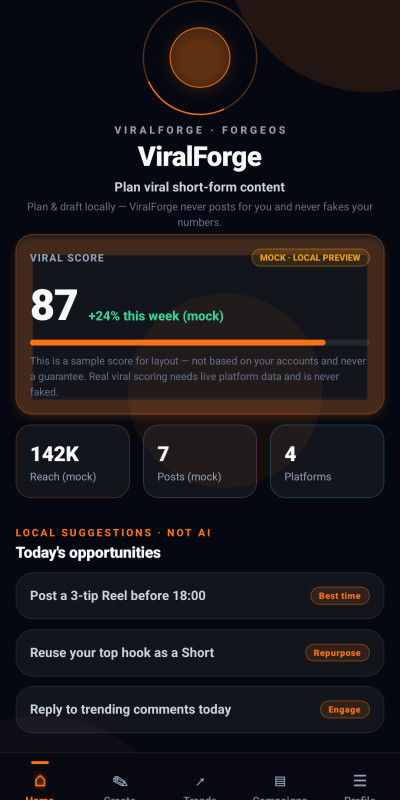 ViralForge screenshot 2